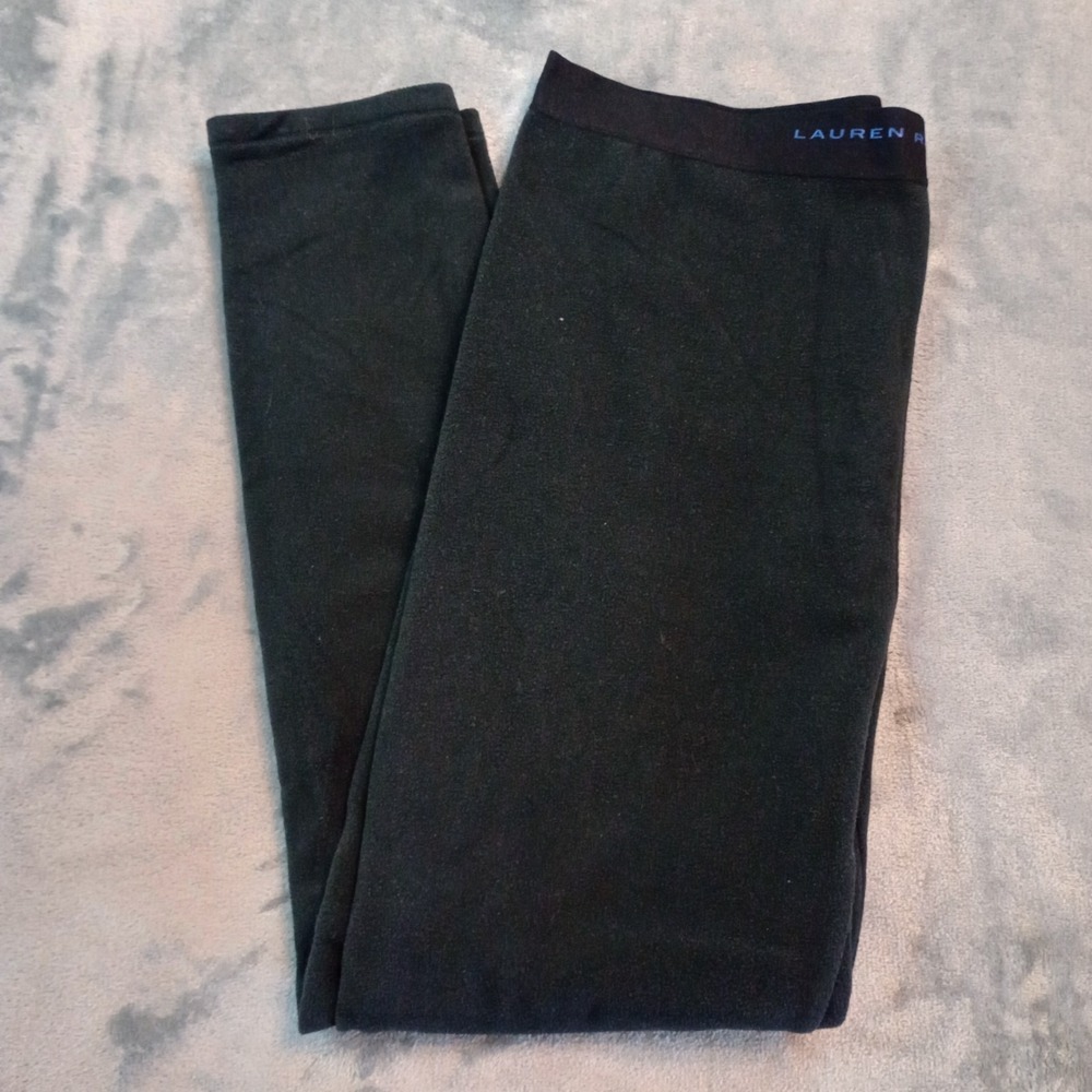 Lauren Ralph‎ Lauren Ultra Soft Comfort Fleece Pull On Pants Mens Sz XL Black